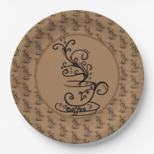 Kaffee paper plate