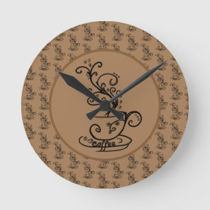 Kaffee round clock