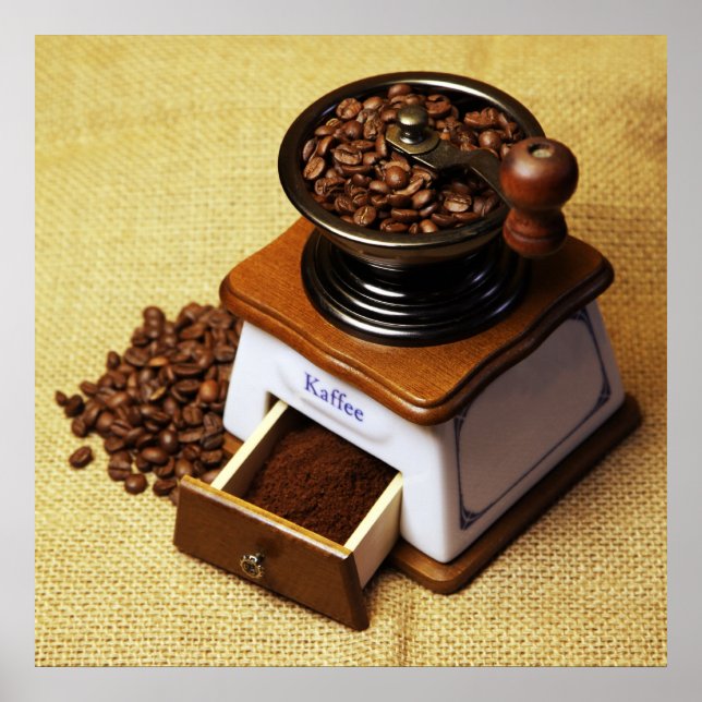 Kaffeemühle Poster (Front)