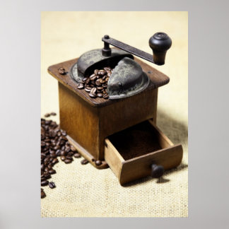 Kaffeemühle Poster
