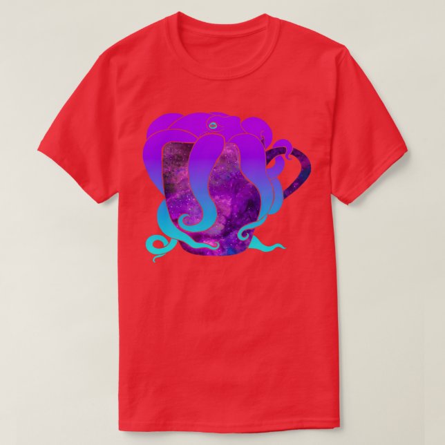 Kaffeine Kraken T-Shirt (Design Front)