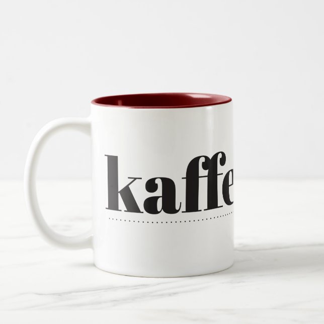 Kaffesugen Two-tone Coffee Mug (Left)