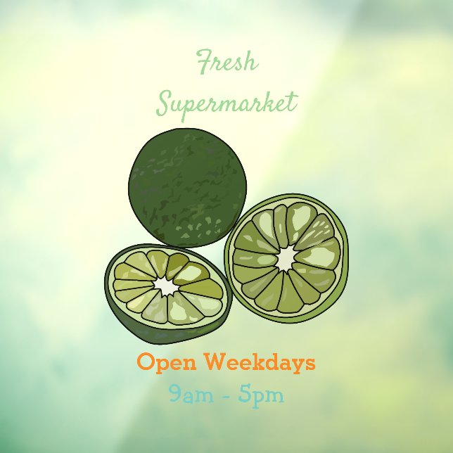 Kaffir lime cartoon illustration (Sheet 3)