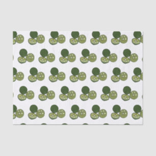 Kaffir lime cartoon illustration tissue paper