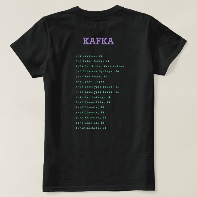Kafka Shirt (Design Back)
