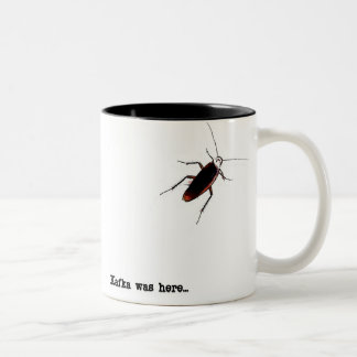 Kafka was here... Two-Tone coffee mug