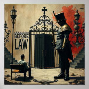 Kafkaesque Before The Law Poster