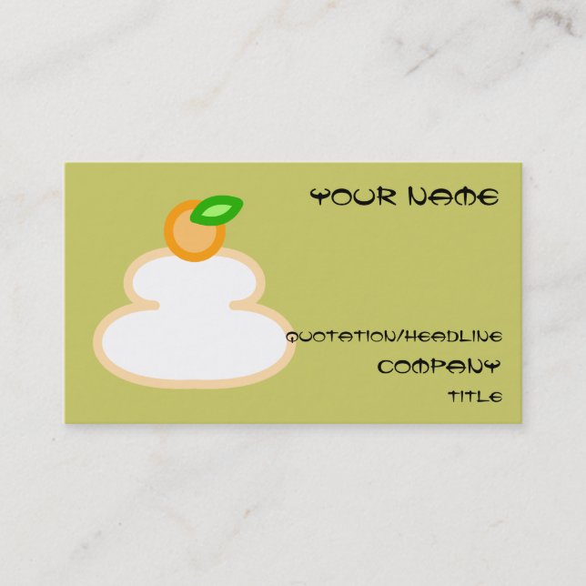 Kagami mochi business card (Front)