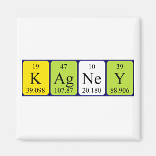 Kagney periodic table name magnet