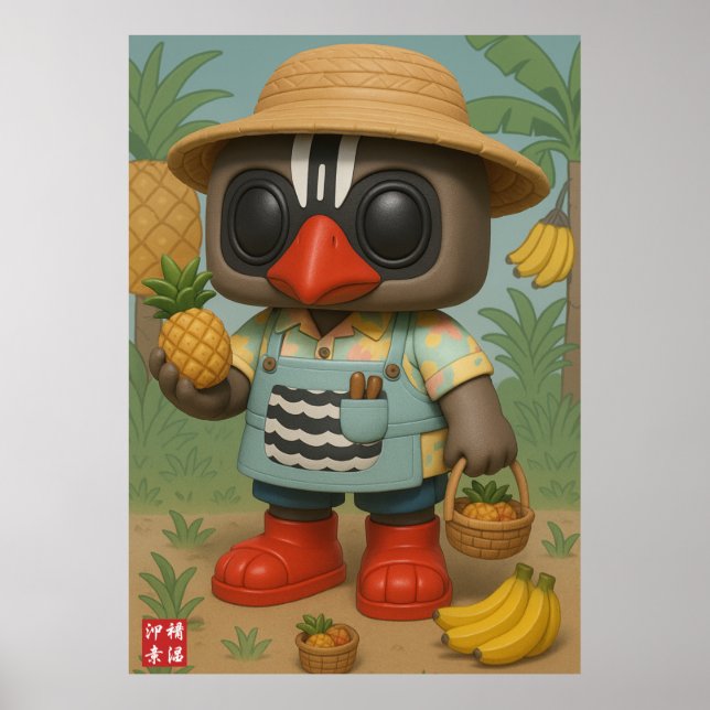 Kagu Banana and Pineapple producer Poster (Front)