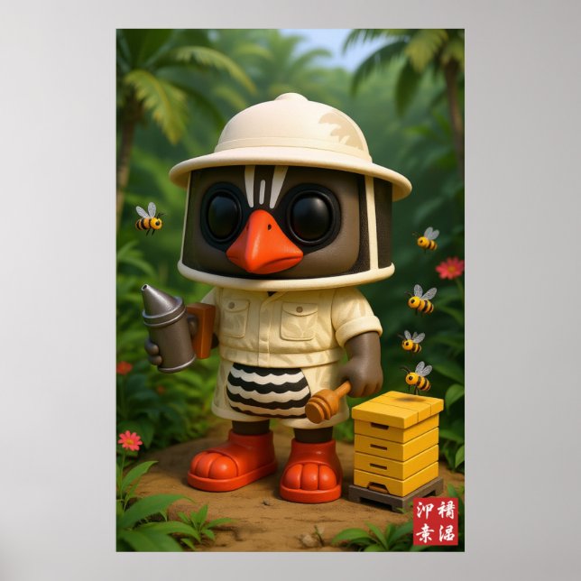 Kagu Beekeeper Poster (Front)