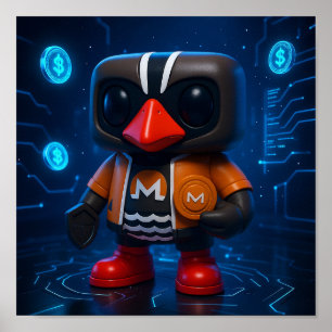 Kagu Monero XMR Inspiration Poster