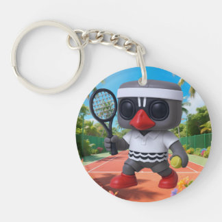 Kagu Tennis Player Key Ring