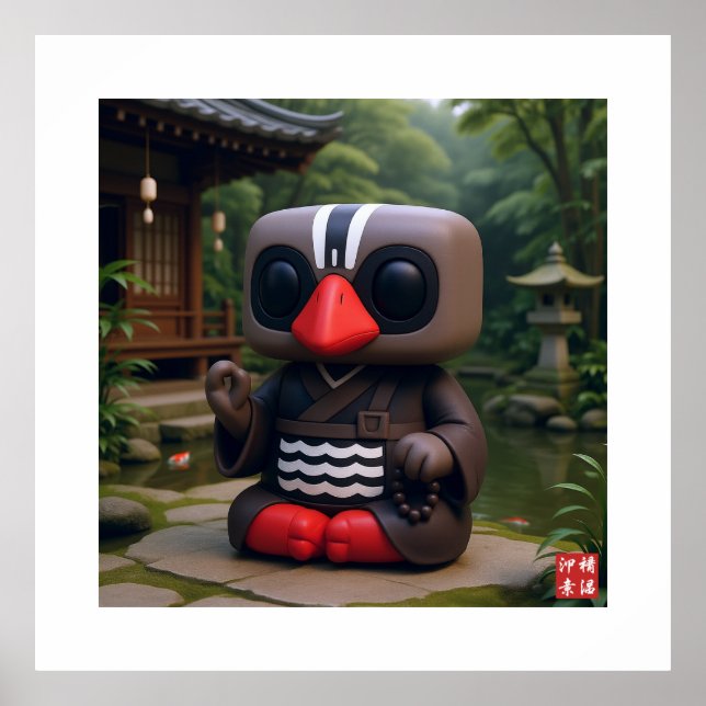 Kagu Zen Priest Poster (Front)