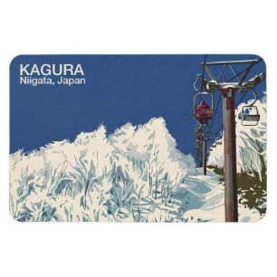 Kagura かぐら Niigata 新潟 1 - Fridge Magnet