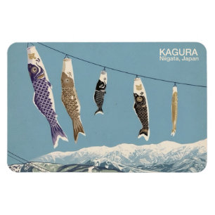 Kagura かぐら Niigata 新潟 1 - Fridge Nagnet Magnet