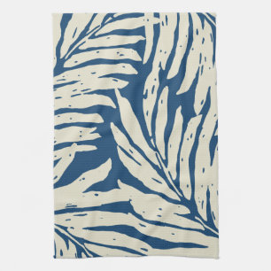 Kahanu Garden Hawaiian Palm Leaves Tea Towel