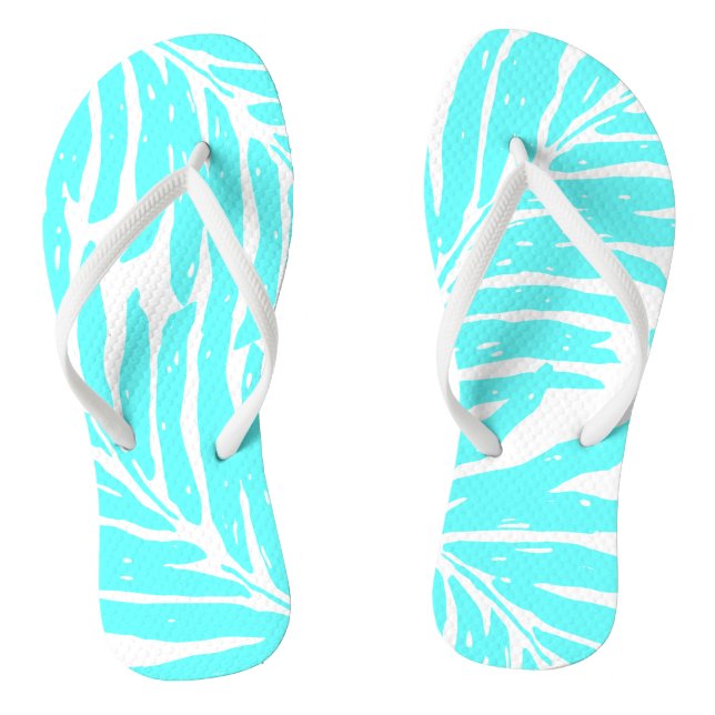 Kahanu Garden Hawaiian Palm Leaves Thongs (Footbed)
