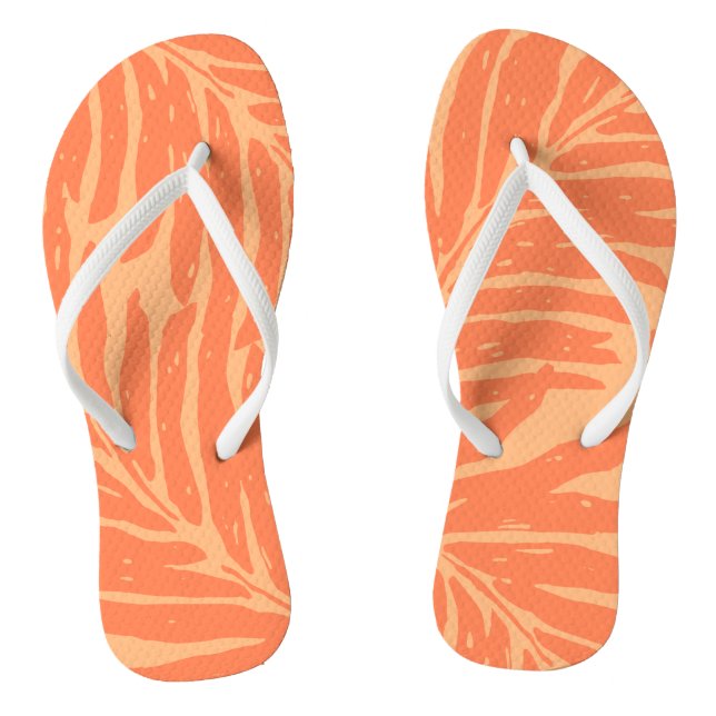 Kahanu Garden Hawaiian Palm Leaves Thongs (Footbed)