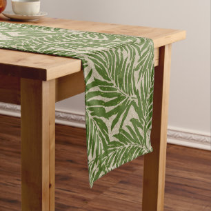 Kahanu Palms Hawaiian Linen Texture Short Table Runner