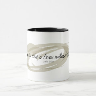 Kahlil Gibran Life Without Love Quote Mug