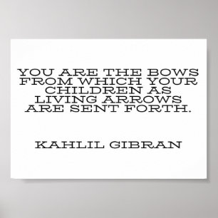 Kahlil Gibran Motivational Poster