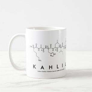 Kahlil peptide name mug