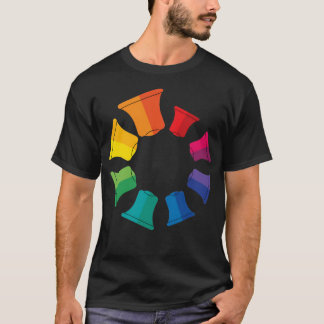 Kahukura Pere Rainbow Bell T-Shirt