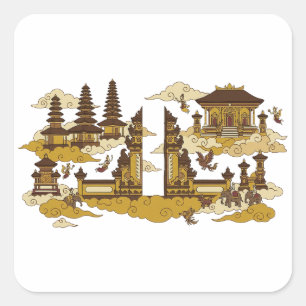 Kahyangan/Heaven Square Sticker