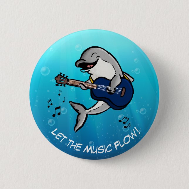 Kai Dolphin's Musical Bliss Button - 'Let the Musi (Front)