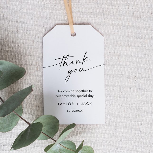KAIA Minimalist Wedding Favour Tag (Creator Uploaded)