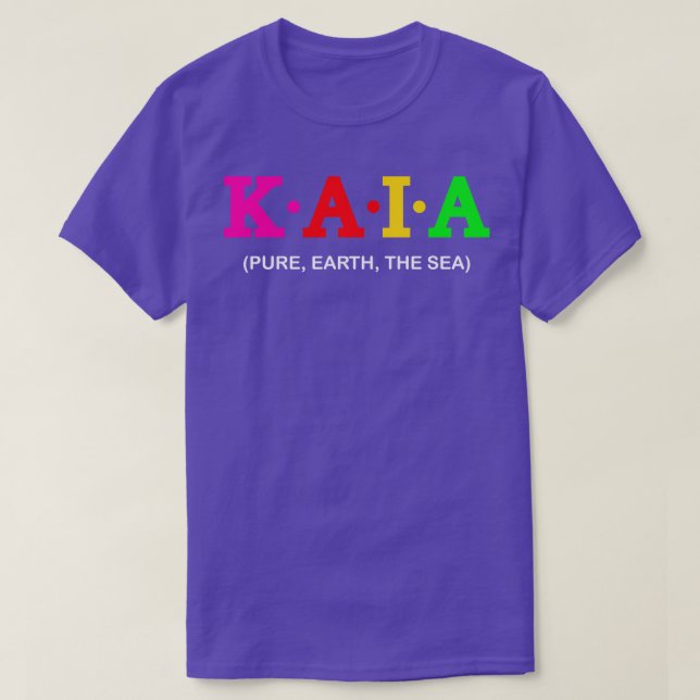Kaia Pure Earth The Sea T-Shirt (Design Front)