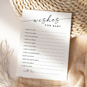 KAIA Wishes for Baby Advice Card