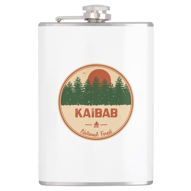 Kaibab National Forest Hip Flask (Front)