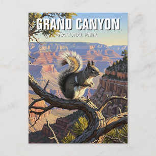 Kaibab Squirrel in Grand Canyon National Park Postcard