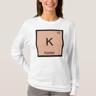 Kaiden  Name Chemistry Element Periodic Table T-Shirt