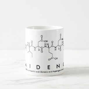 Kaidence peptide name mug
