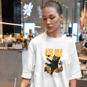 Kaiju Anime Cat Monster  T-Shirt