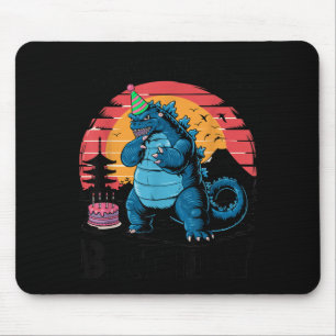 Kaiju Birthday Japan Monster Dinosaur Bruh Mouse Pad
