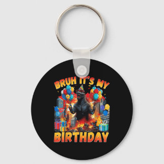 Kaiju Birthday Party Japan Monster Dinosuar Its My Key Ring