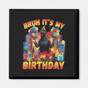 Kaiju Birthday Party Japan Monster Dinosuar Its My Magnet