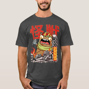 Kaiju Burrito Japanese Anime Monster Meican Food g T-Shirt