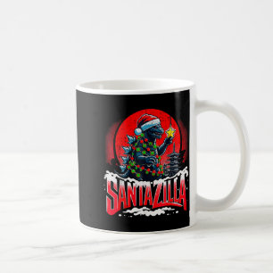 Kaiju Christmas Santazilla Japanese Monster Dinosa Coffee Mug
