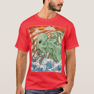Kaiju Cthulhu Necronomicon Japanese Monster Gift1 T-Shirt