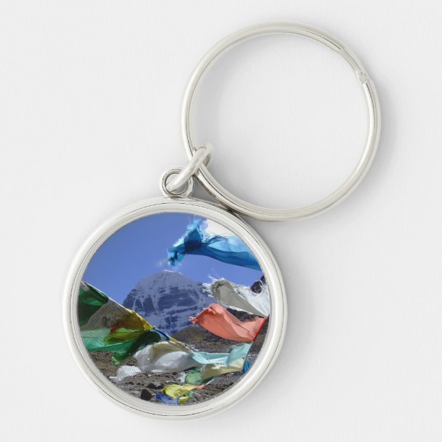 Kailash, Holy mountain, Tibet - Himalayas Key Ring (Front)