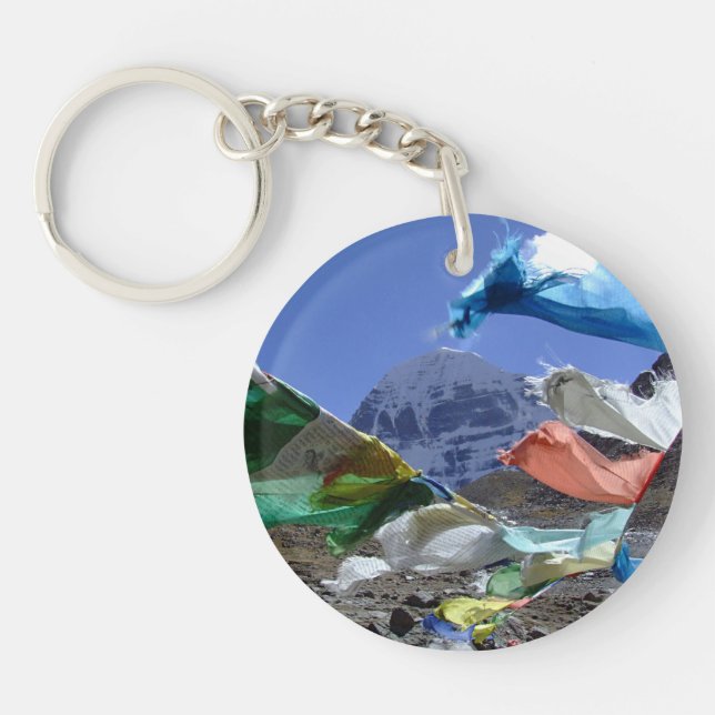 Kailash, Holy mountain, Tibet - Himalayas Key Ring (Front)