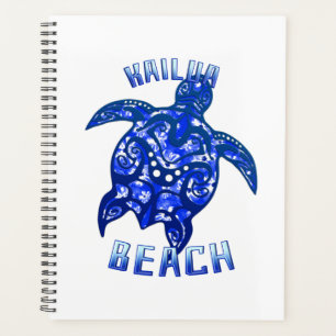 Kailua Beach Hawaii Vacation Tribal Turtle Planner