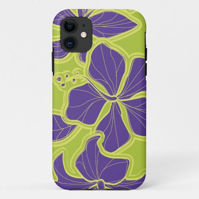 Kailua Hibiscus Hawaiian Floral iPhone 5 Cases (Back)