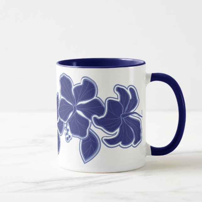 Kailua Hibiscus Mug (Right)