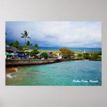 Kailua Kona, Hawaii • Oil Paint Digital Art